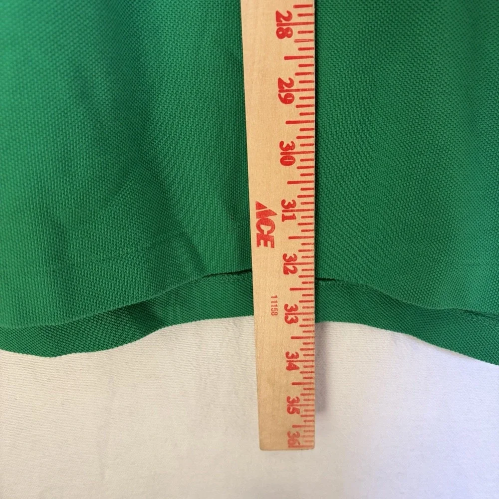 POLO RALPH LAUREN Mens 1XB Big Pony Classic Fit Polo Shirt Green Big Accents
